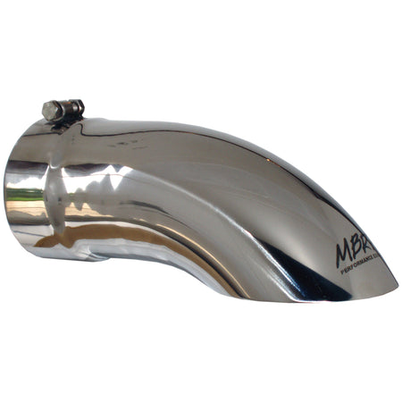 MBRP T5085 - Exhaust Tail Pipe Tip 5 Inch O.D. Turn Down 5 Inch Inlet 14 Inch Length T304 Stainless Steel MBRP 3