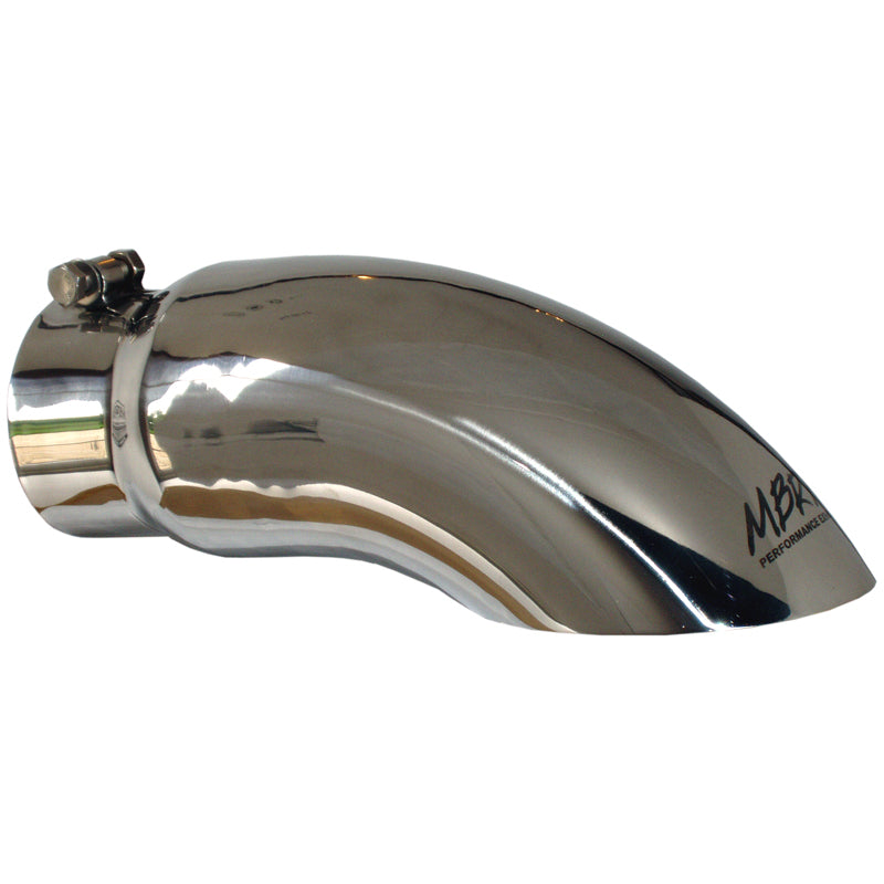 MBRP T5086 - Exhaust Tail Pipe Tip 5 Inch O.D. Turn Down 4 Inch Inlet 14 Inch Length T304 Stainless Steel MBRP 3