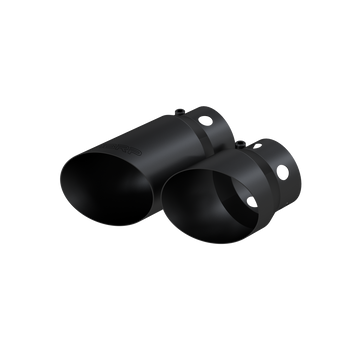 MBRP T5111BLK - 08-Up Ford 6.4L, 6.7L Powerstroke Black-Coated Tip 4 Inch ID 5 Inch Outlet Tip Cover Set 6.75 Inch 9.75 Inch Length MBRP