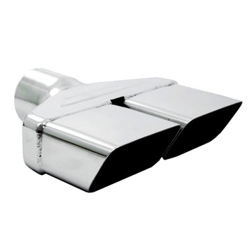 MBRP T5118 - Exhaust Tip 8 x 2 1/2 Inch ID Rectangle 2 1/2 Inch O.D. Inlet 8 1/4 Inch Length T304 Stainless Steel MBRP 1