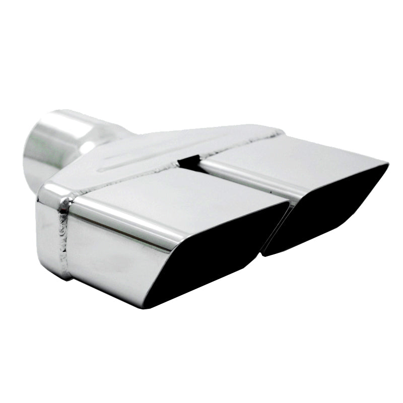 MBRP T5118 - Exhaust Tip 8 x 2 1/2 Inch ID Rectangle 2 1/2 Inch O.D. Inlet 8 1/4 Inch Length T304 Stainless Steel MBRP 1