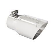 MBRP T5122 - Exhaust Tip 4 Inch O.D. Dual Wall Angled Rolled End Fits Aluminized Steel 3 Inch Systems MBRP