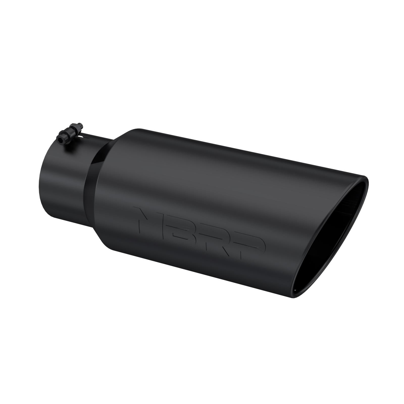 MBRP T5127BLK - Exhaust Tip 7 Inch O.D. Rolled End 5 Inch Inlet 18 Inch Length Black Finish MBRP