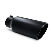 MBRP T5127BLK - Exhaust Tip 7 Inch O.D. Rolled End 5 Inch Inlet 18 Inch Length Black Finish MBRP