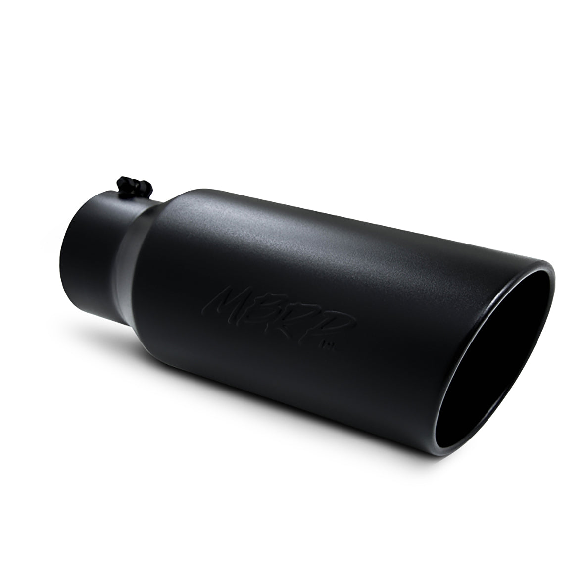 MBRP T5127BLK - Exhaust Tip 7 Inch O.D. Rolled End 5 Inch Inlet 18 Inch Length Black Finish MBRP