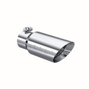 MBRP T5156 - Exhaust Tip 4 Inch O.D. Dual Wall Angled 3 Inch Inlet 10 Inch Length T304 Stainless Steel MBRP 1