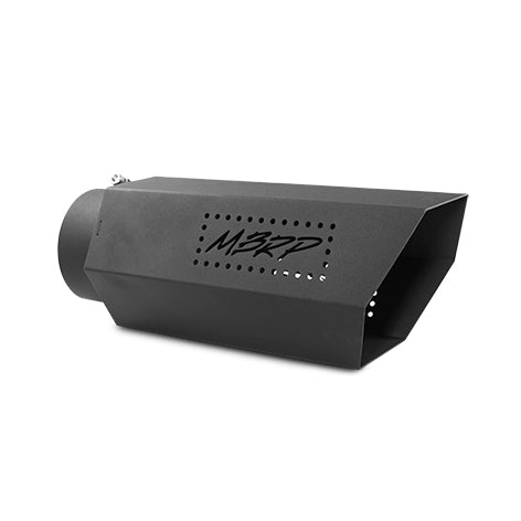 MBRP T5167BLK - Universal 4 Inch Hexagon Shaped 16 Inch Assembled MBRP Armor BLK Exhaust Tip MBRP 2