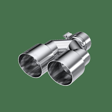 MBRP Exhaust MBRP T5170 - T304 Stainless Steel Tip 2.5 Inch ID Dual 3.5 Inch OD Out 9.5 Inch Length Single Wall MBRP