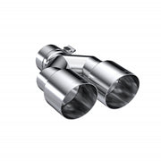MBRP T5171 - T304 Stainless Steel Tip 2.5 Inch ID Dual 3.5 Inch OD Out 9.5 Inch Length Dual Wall MBRP 1