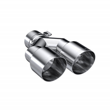 MBRP T5171 - T304 Stainless Steel Tip 2.5 Inch ID Dual 3.5 Inch OD Out 9.5 Inch Length Dual Wall MBRP 1