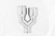 MBRP T5171 - T304 Stainless Steel Tip 2.5 Inch ID Dual 3.5 Inch OD Out 9.5 Inch Length Dual Wall MBRP 2