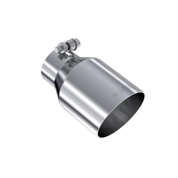 MBRP T5176 - T304 Stainless Steel Tip 2.5 Inch ID 4 Inch OD Single Wall Angle Cut 6.5 Inch Length MBRP 1