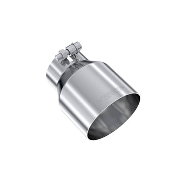 MBRP NA MBRP T5180 - 3 Inch Inlet 4.5 Inch OD Out 6.13 Inch Length Angle Cut Universal Tail Pipe Tip T304 Stainless Steel Tip MBRP