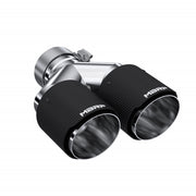 MBRP T5183CF - Carbon Fiber Tip 3.0 Inch ID 4.0 Inch OD Dual Out 9.87 Inch Length Dual Wall MBRP 1