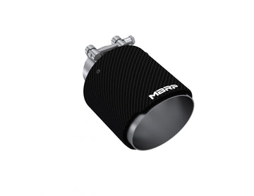 MBRP T5191CF - Carbon Fiber Tip 2.5 Inch ID 4.5 Inch OD Out 6.5 Inch Length Angle Cut Dual Wall MBRP 1