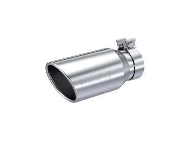 MBRP T5196 - Armor Pro T304 Stainless Steel, 4.5 Inch OD, 3.2 Inch Inlet ID, 10 Inch Length, Single Walled, Angled Cut Rolled End MBRP