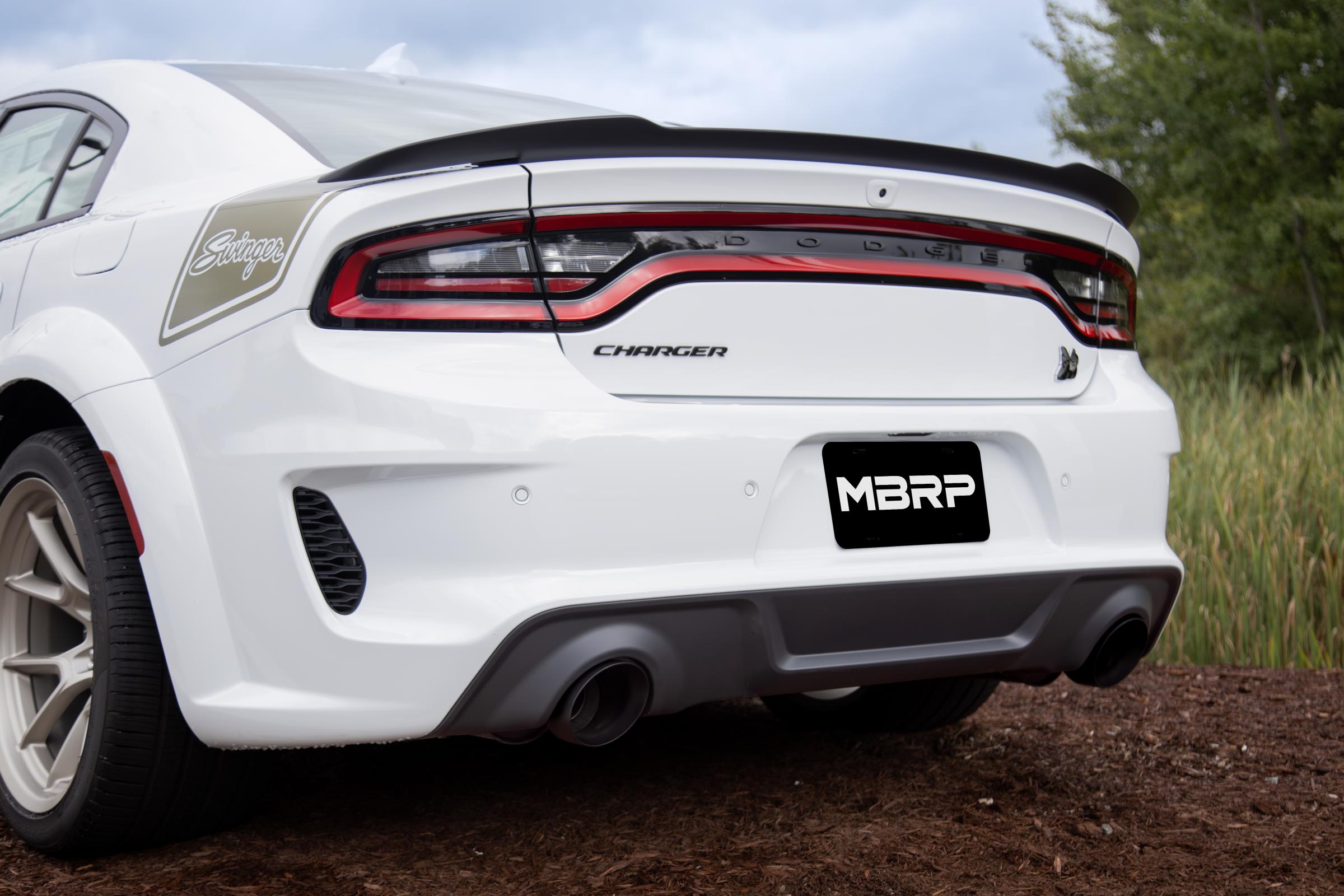MBRP T5197BLK - 2015-Up Dodge Durango/Charger Black-Coated Tips 5 Inch OD Out, Angle Cut, Sold In Pairs MBRP 3