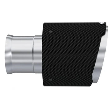 MBRP T5197CF - 2015-Up Dodge Durango/Charger T304 Stainless Steel with Carbon Fiber Tips, 5 Inch OD Out, Angle Cut, Sold In Pairs MBRP