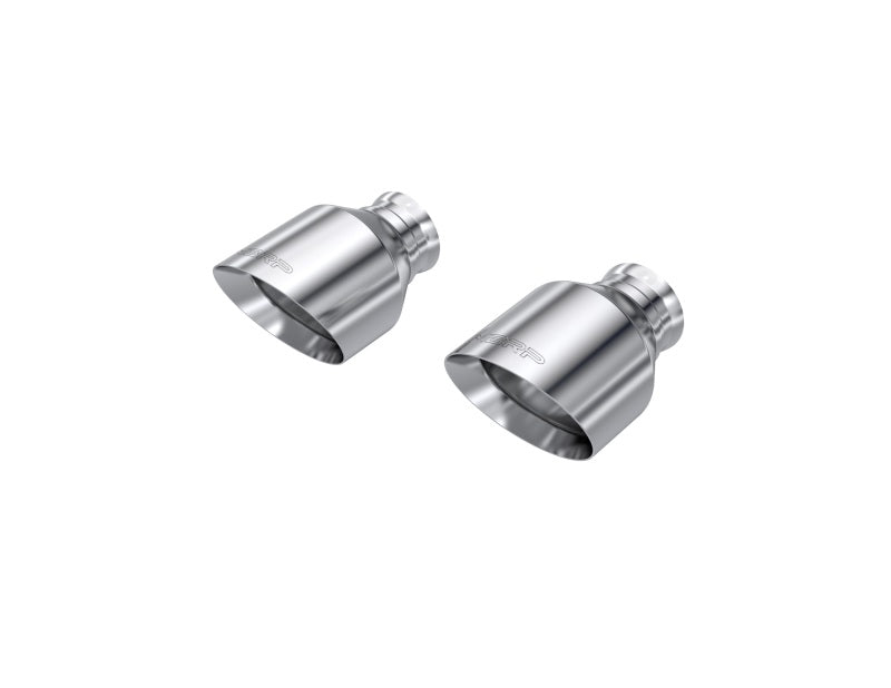 MBRP T5197 - 2015-Up Dodge Durango/Charger T304 Stainless Steel Tips, 5 Inch OD Out, Angle Cut, Sold In Pairs MBRP