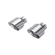 MBRP T5197 - 2015-Up Dodge Durango/Charger T304 Stainless Steel Tips, 5 Inch OD Out, Angle Cut, Sold In Pairs MBRP