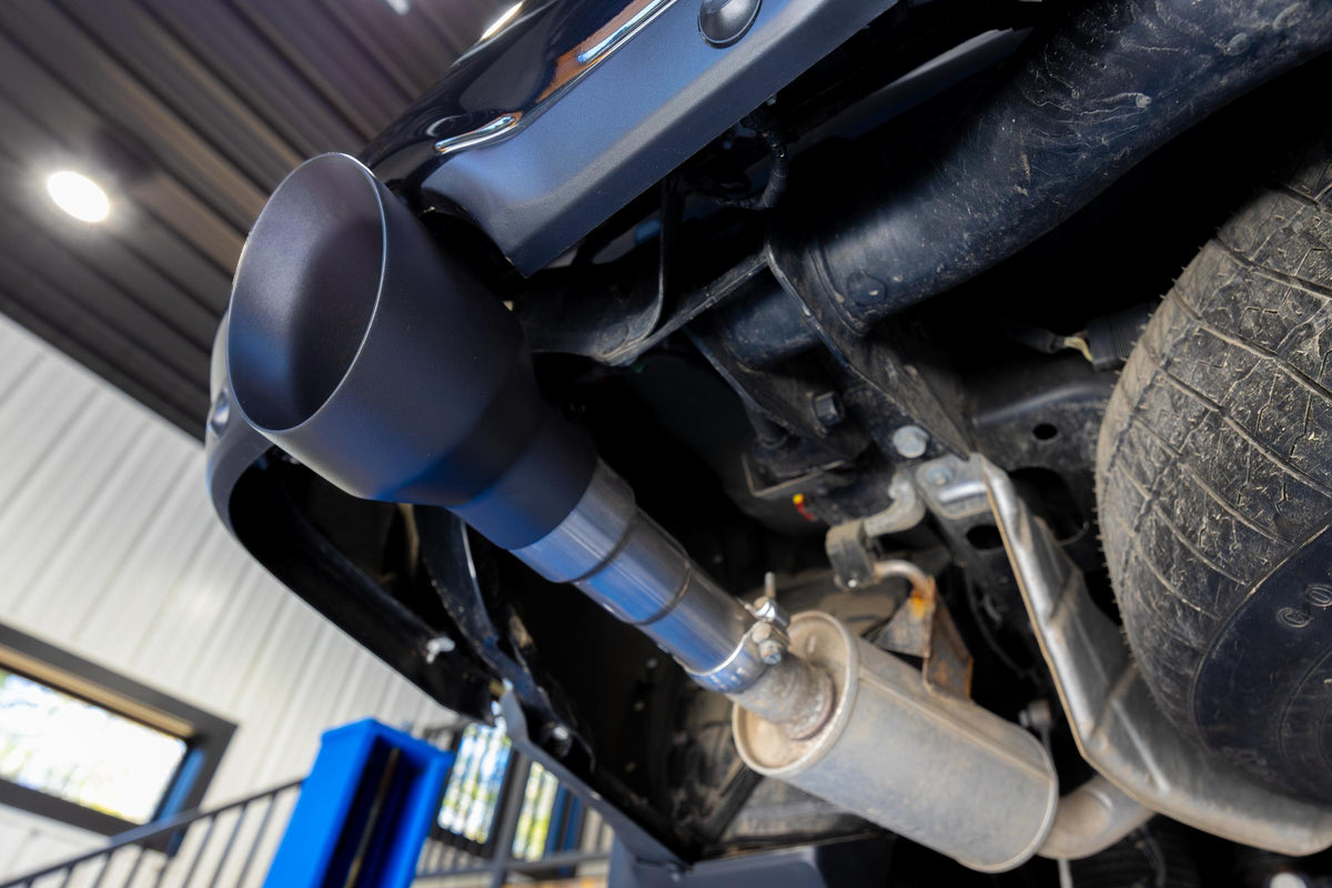 MBRP T5199BLK - 2019-2024 Ram 1500 5.7L Hemi Black Exhaust Tips, Armor BLK 5 Inch OD Dual Wall Angle Cut, Sold In Pairs MBRP 4