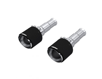 MBRP T5199CF - 2019-2024 Ram 1500 5.7L Hemi Carbon Fiber Exhaust Tips, 5 Inch OD Dual Wall Angle Cut, Sold In Pairs MBRP 1