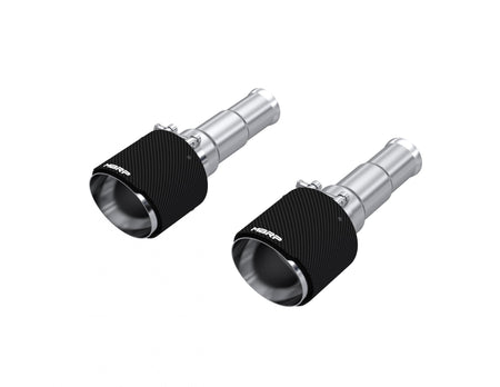 MBRP T5199CF - 2019-2024 Ram 1500 5.7L Hemi Carbon Fiber Exhaust Tips, 5 Inch OD Dual Wall Angle Cut, Sold In Pairs MBRP 1