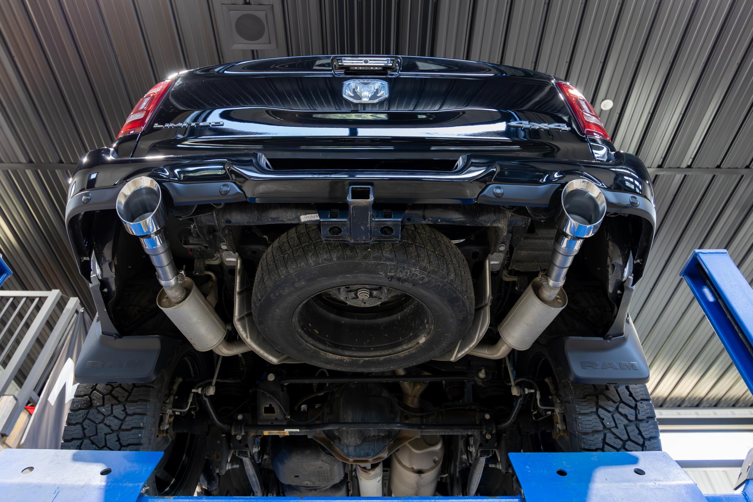 MBRP T5199 - 2019-24 Ram 1500 5.7L Hemi Exhaust Tips, Armor Pro 5 Inch OD Dual Wall Angle Cut, Sold In Pairs MBRP 3