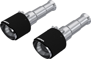 MBRP T5200CF - 2009-2018 Ram 1500 and 2019-2024 Ram 1500 5.7L Hemi Carbon Fiber Exhaust Tips, 5 Inch OD Dual Wall Angle Cut. Sold In Pairs MBRP