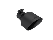 MBRP T5203BLK - Universal Black Tip, 2.5-Inch ID, 5-Inch OD Angle Cut Dual Wall MBRP