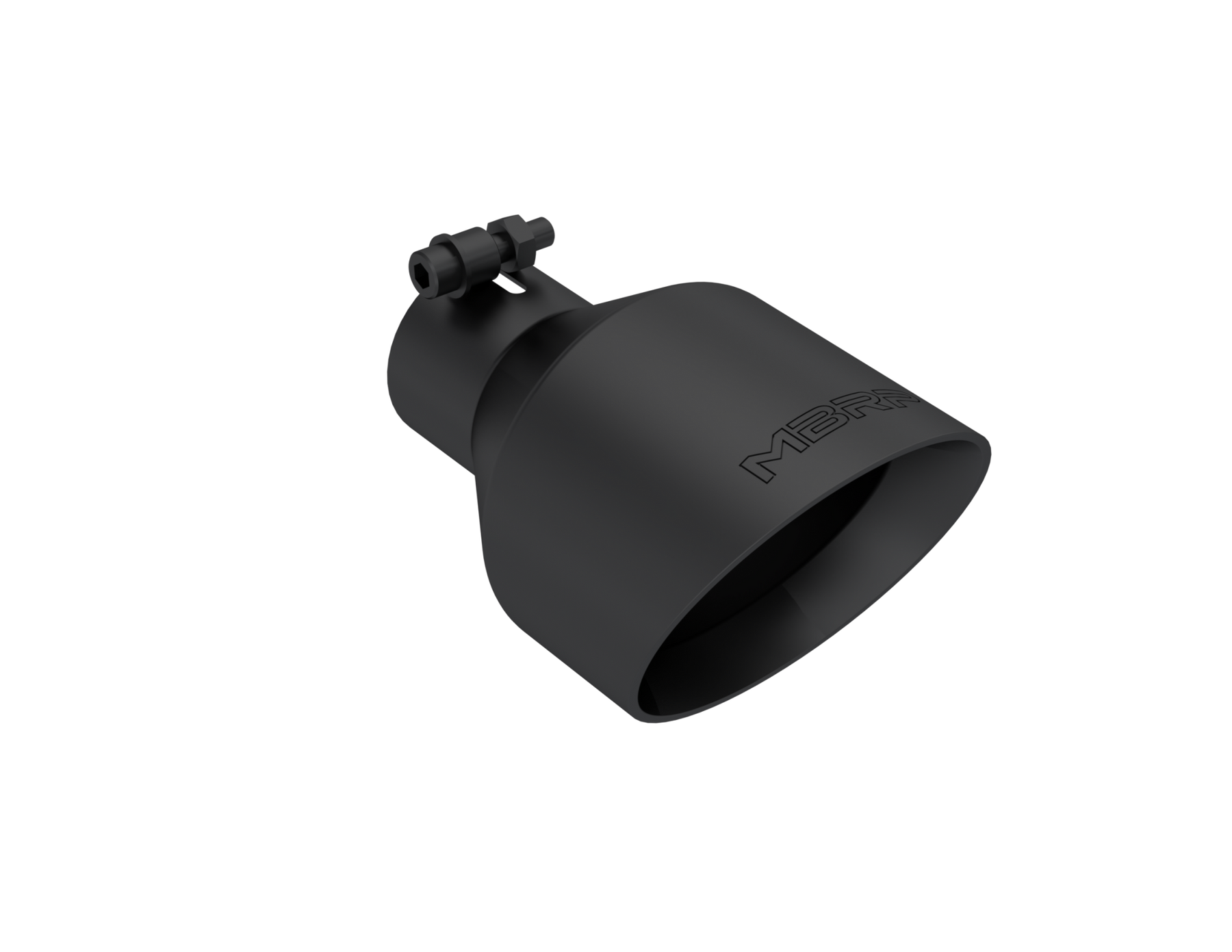 MBRP T5203BLK - Universal Black Tip, 2.5-Inch ID, 5-Inch OD Angle Cut Dual Wall MBRP