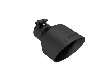 MBRP T5203BLK - Universal Black Tip, 2.5-Inch ID, 5-Inch OD Angle Cut Dual Wall MBRP