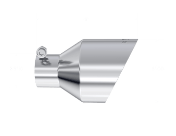 MBRP NA MBRP T5203 - Universal Mirror Polished Tip, 2.5-Inch ID, 5-Inch OD Angle Cut Dual Wall MBRP