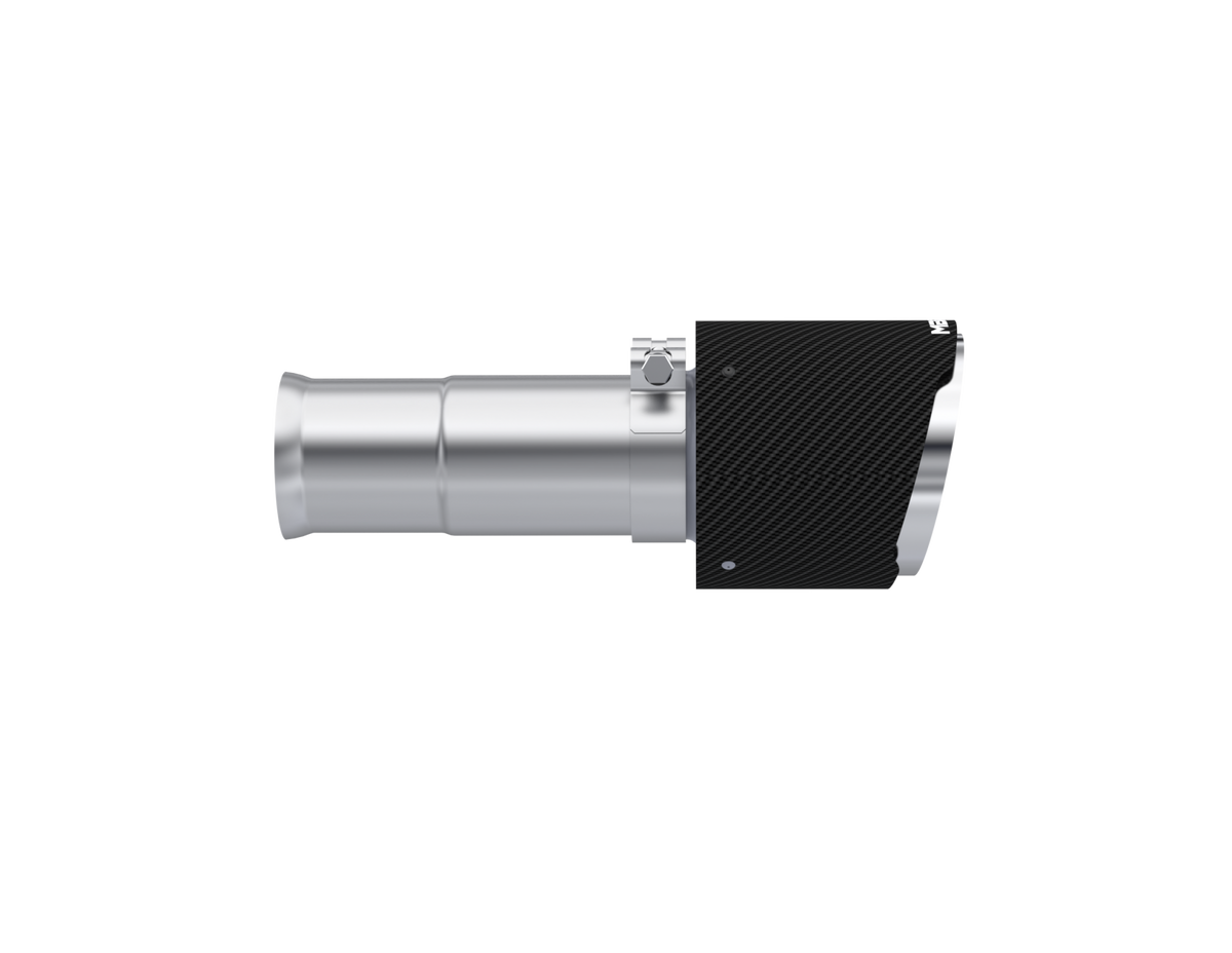 MBRP T5204CF - 2025-Up Ram 1500 3.0L SST 5 Inch OD Carbon Fiber and Stainless Steel Tips Sold in Pairs MBRP 1
