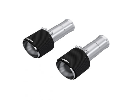 MBRP T5204CF - 2025-Up Ram 1500 3.0L SST 5 Inch OD Carbon Fiber and Stainless Steel Tips Sold in Pairs MBRP 2