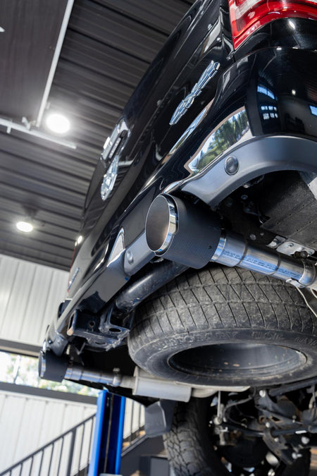 MBRP T5204CF - 2025-Up Ram 1500 3.0L SST 5 Inch OD Carbon Fiber and Stainless Steel Tips Sold in Pairs MBRP 4