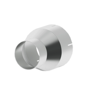 MBRP UA9004 - 4 Inch ID To 5 Inch ID 7 Inch Length Exhaust Pipe Adapter T409 Stainless Steel MBRP 1