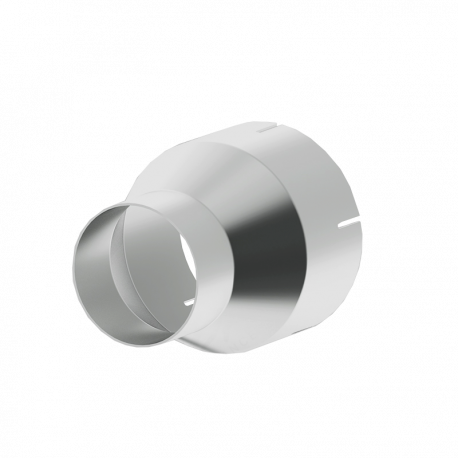 MBRP UA9004 - 4 Inch ID To 5 Inch ID 7 Inch Length Exhaust Pipe Adapter T409 Stainless Steel MBRP 2