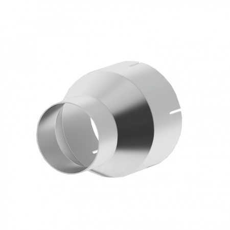 MBRP UA9004 - 4 Inch ID To 5 Inch ID 7 Inch Length Exhaust Pipe Adapter T409 Stainless Steel MBRP 2