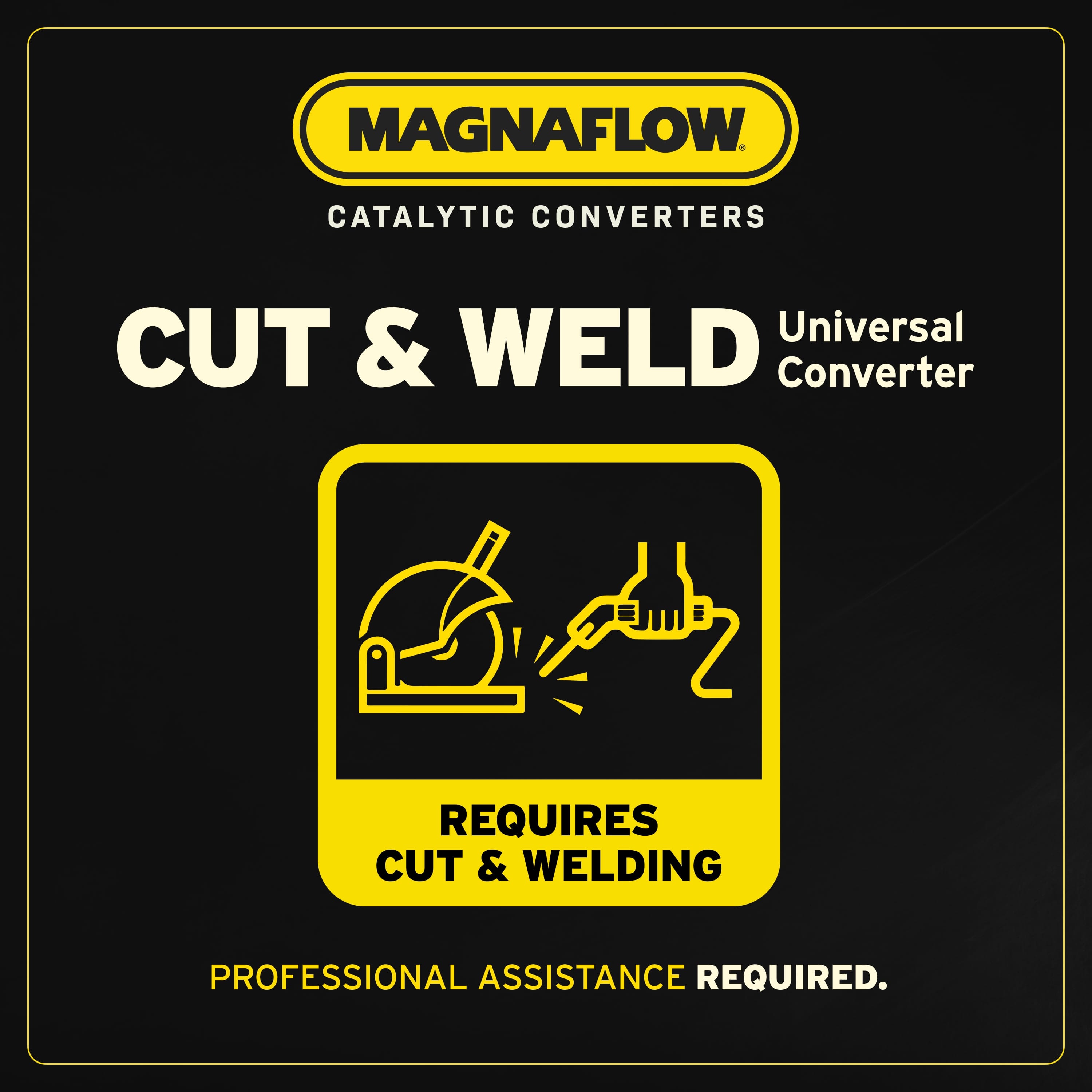 MagnaFlow Exhaust Products Exhaust MagnaFlow Exhaust Products 94069 - Standard Grade Universal Catalytic Converter