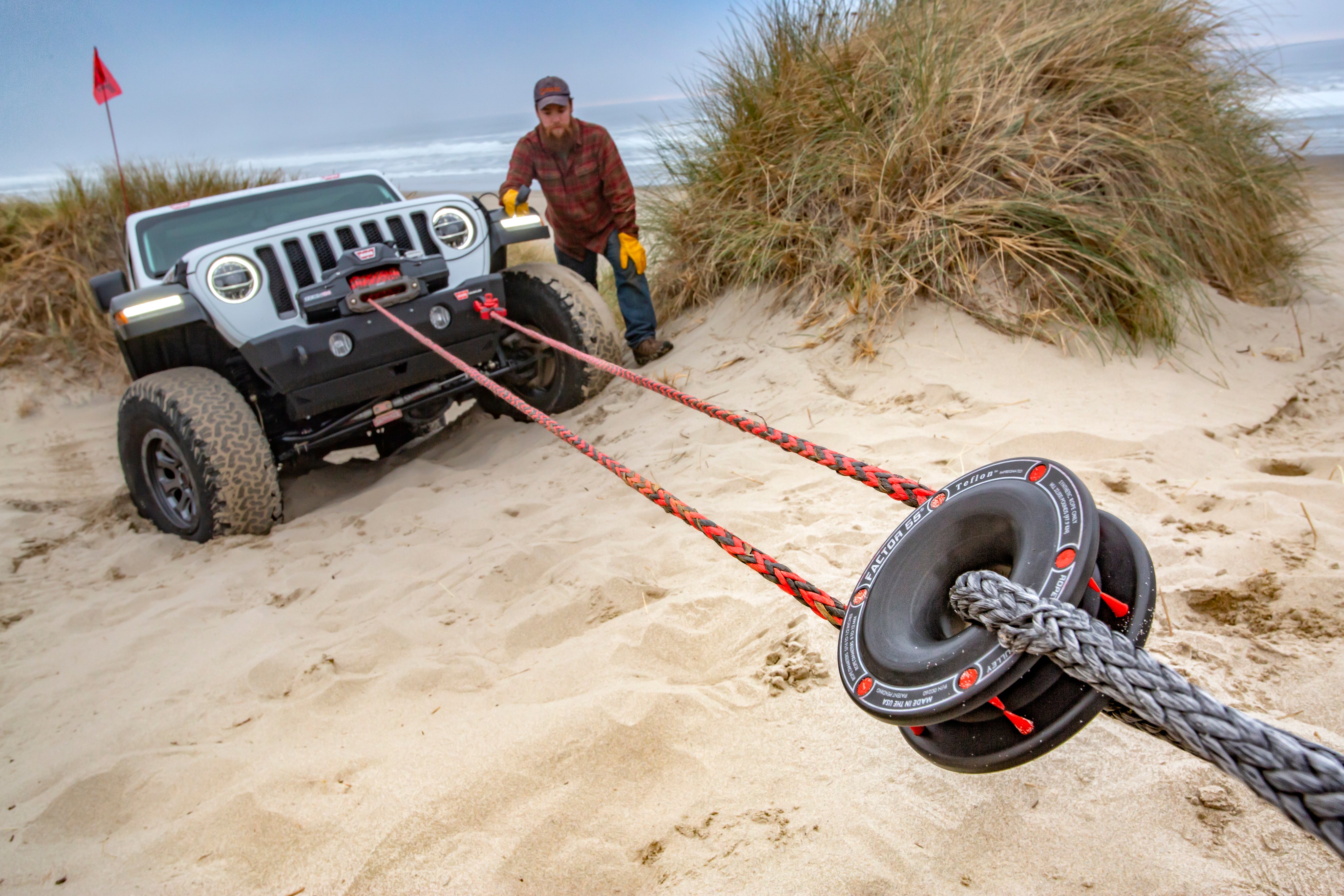 Factor 55 00264 - ROPE RETENTION PULLEY (RRP) + SOFT SHACKLE COMBO 4