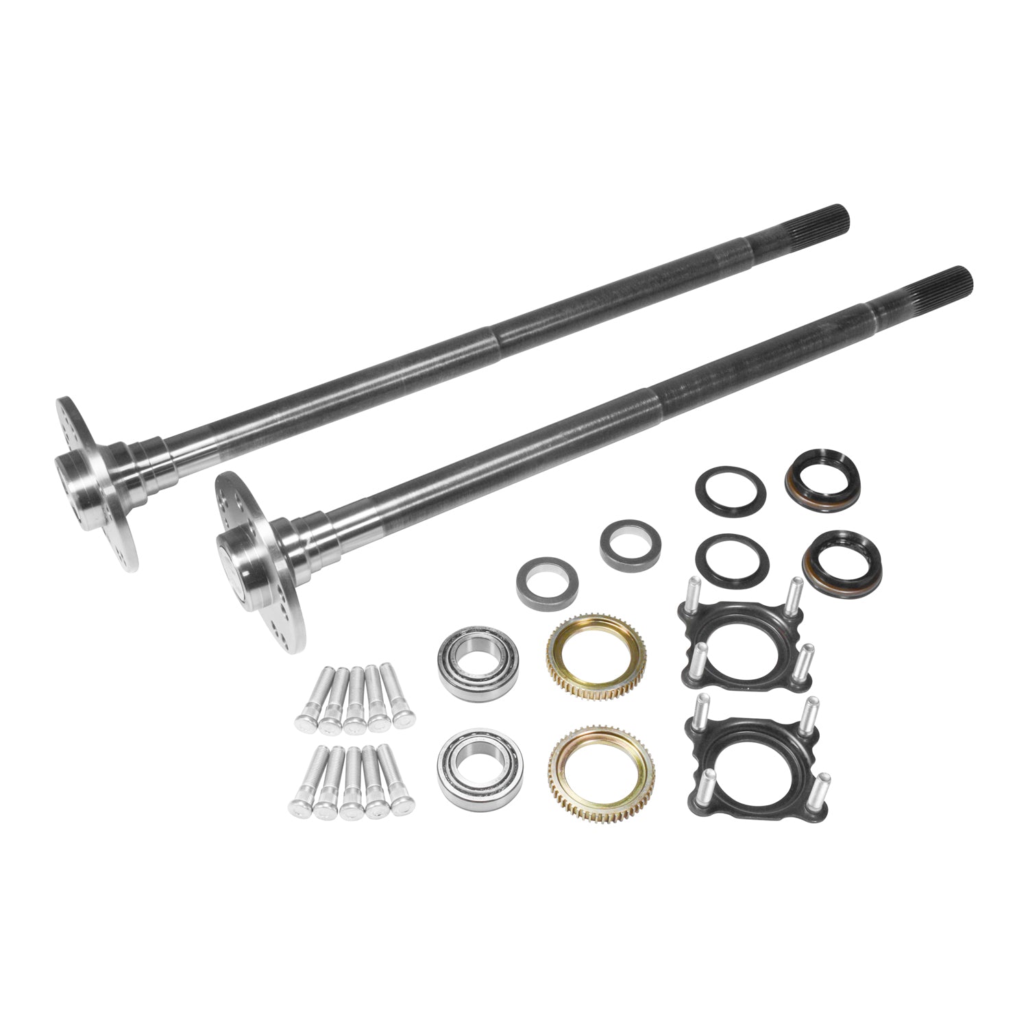 Yukon Gear and Axle YA WAK-004 - Yukon Chromoly Rear Axle Kit, D44, JL Rubicon, Narrow Track w/e-Locker, 2 Sides 3
