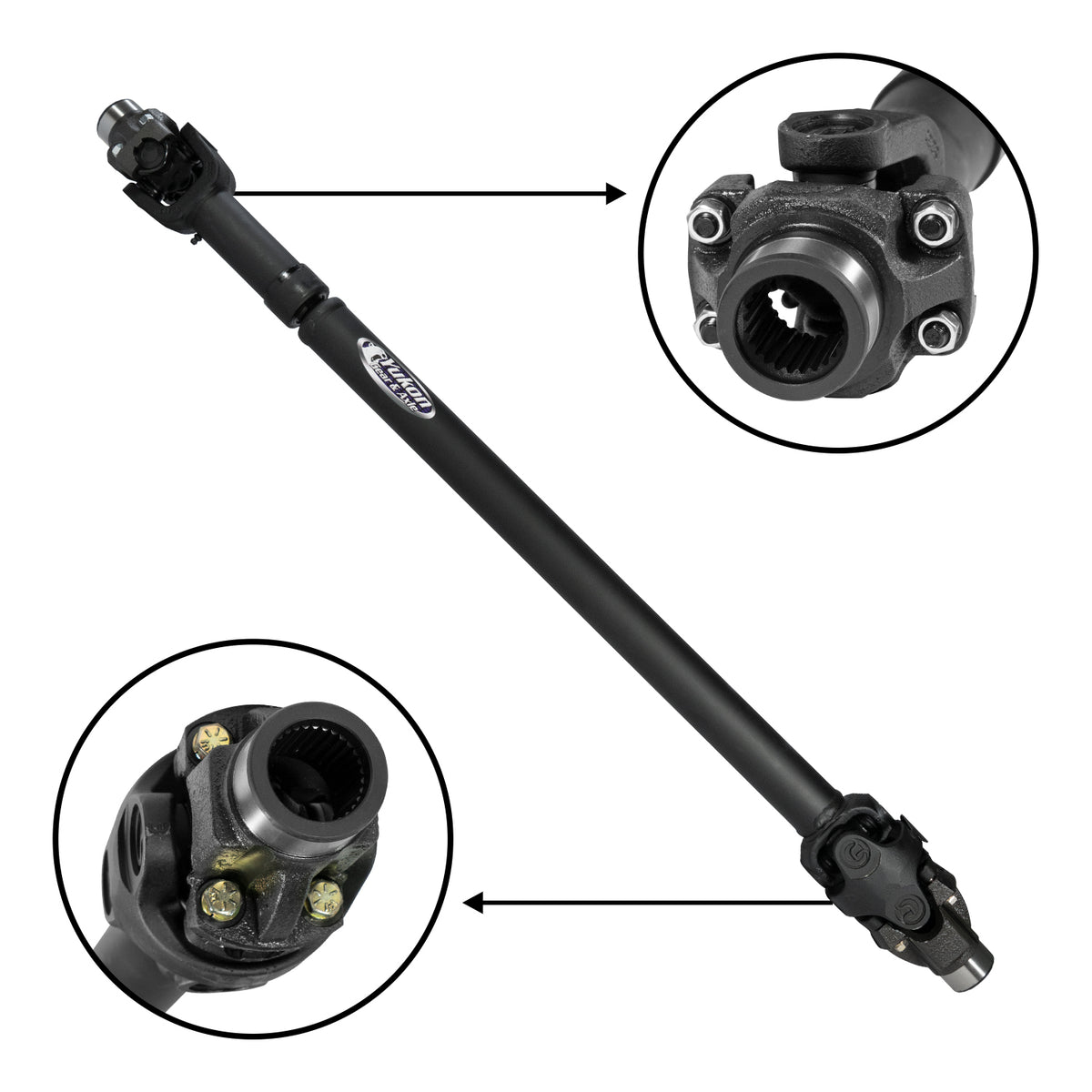 Yukon Gear and Axle YDS033 - Yukon Performance Front Driveshaft 2018 JL Sahara 4 Door w/ AT & Selec-Trac 4