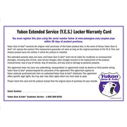 Yukon Gear and Axle YESLOCKER - Yukon Extended Service plan for Grizzly & Zip Locker. 3