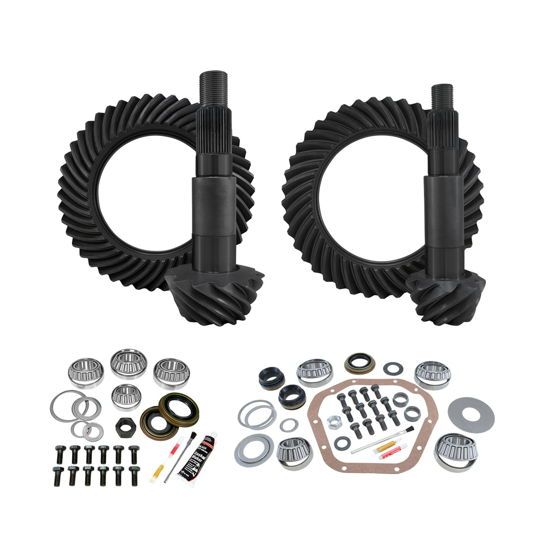 Yukon Gear and Axle YGK151 - Yukon Gear & Kit pkg for F350 Dana 80 Rear/Dana 60 Rev Thick Front, 5:13 Gear 2
