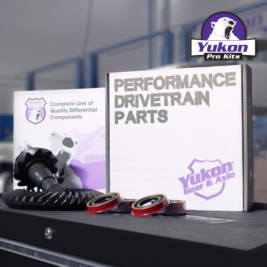 Yukon Gear and Axle YGK2007 - 8.5" GM 3.73 Rear Ring & Pinion, Install Kit, Axle Bearings, 1.78" Case Journal 5