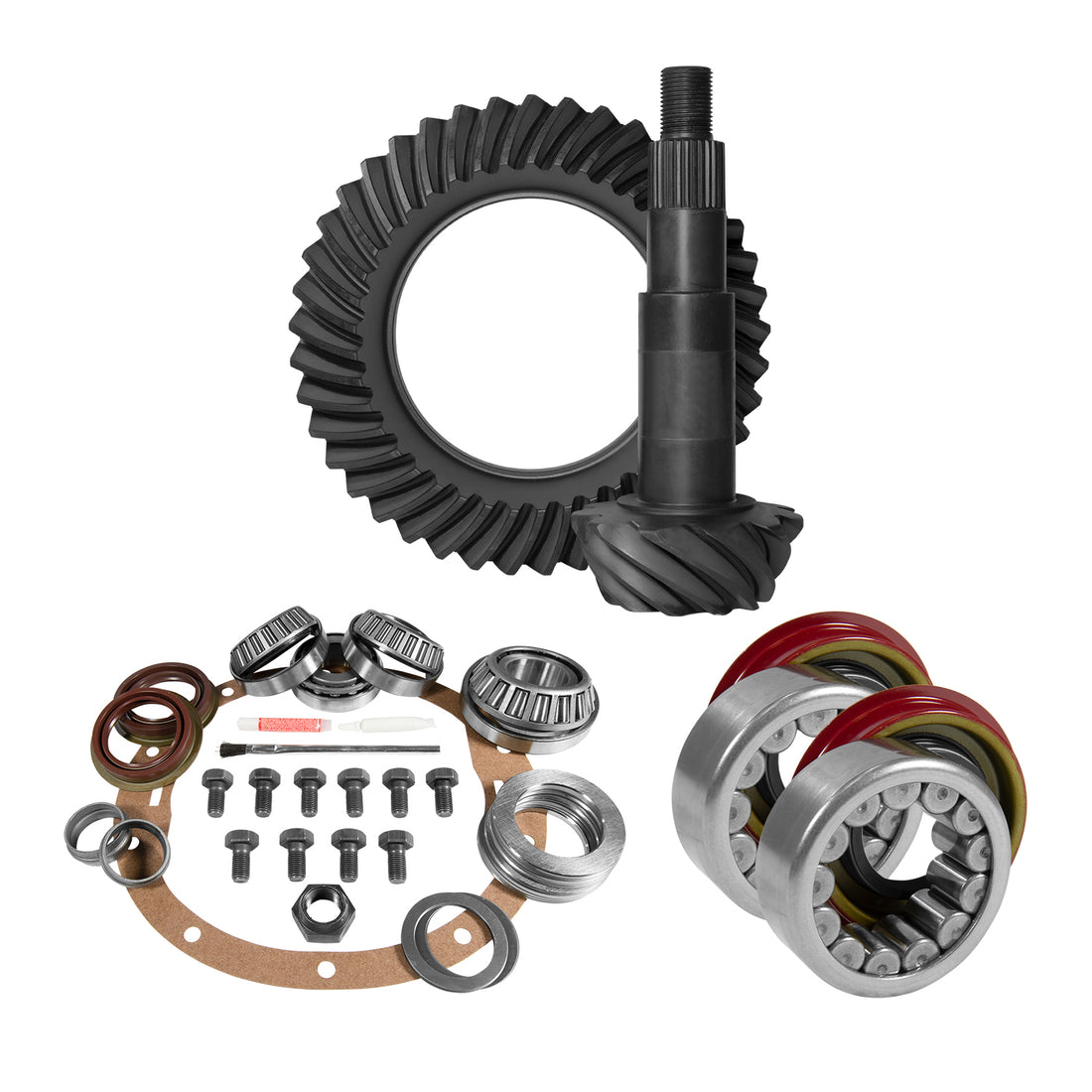 Yukon Gear and Axle YGK2034 - 8.6" GM 4.56 Rear Ring & Pinion, Install Kit, Axle Bearings & Seal 6