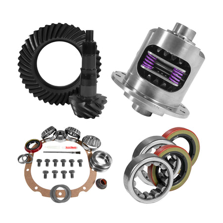 Yukon Gear and Axle YGK2041 - 8.8" Ford 4.56 Rear Ring & Pinion, Install Kit, 31spl Posi, 2.53" Axle Bearings 7