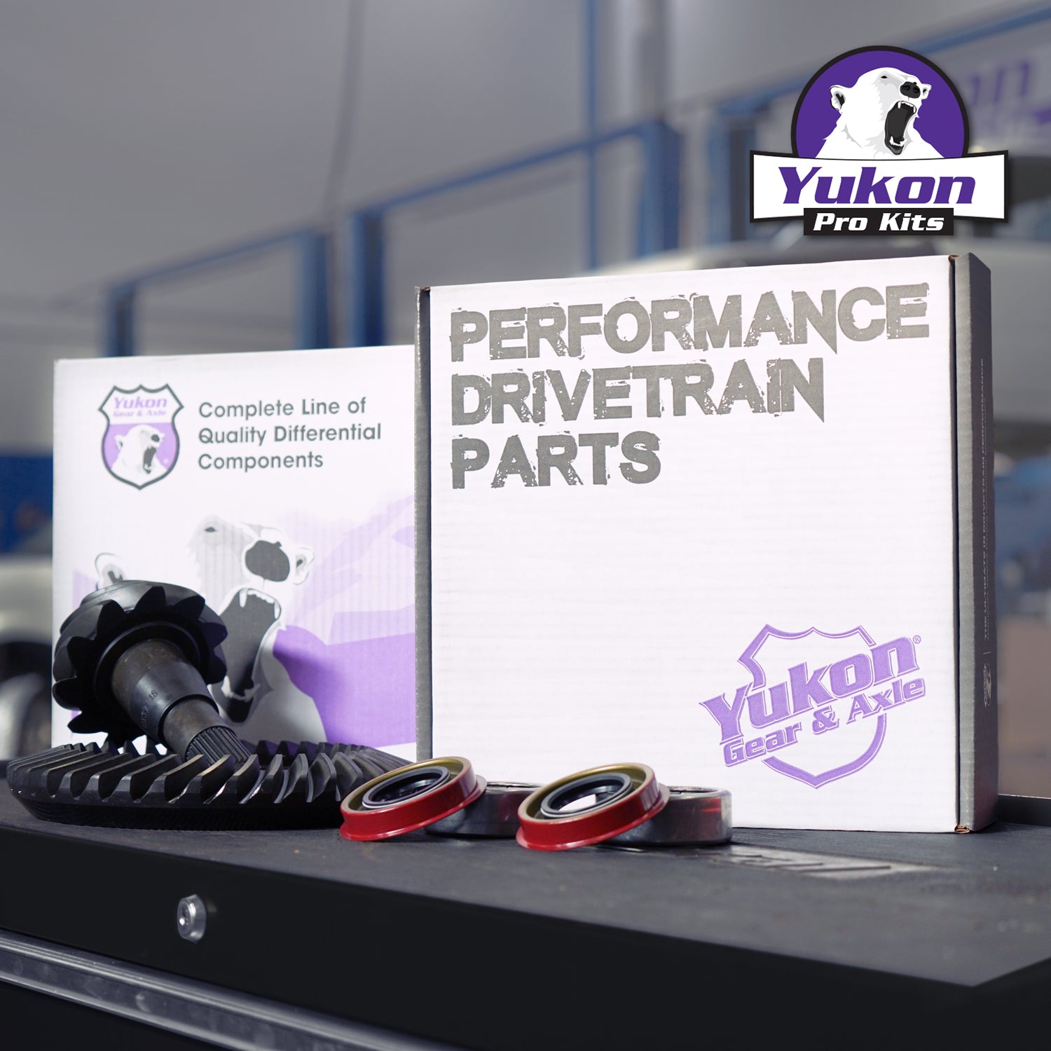 Yukon Gear and Axle YGK2055 - 8.8" Ford 3.55 Rear Ring & Pinion, Install Kit, 2.99" OD Axle Bearings & Seals 5