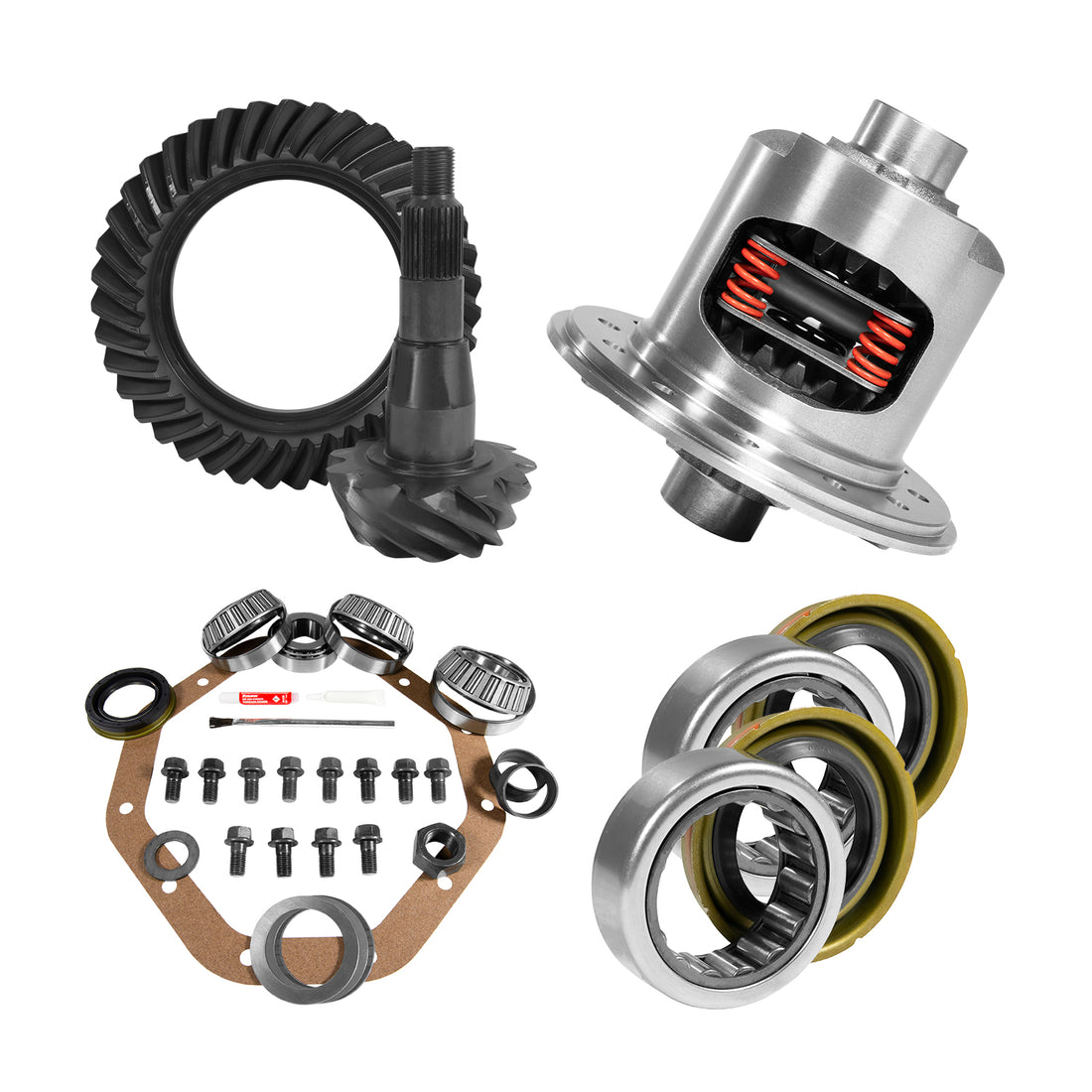 Yukon Gear and Axle YGK2081 - 9.25" CHY 3.91 Rear Ring & Pinion, Install Kit, 31spl Posi, 1.7" Axle Bearings